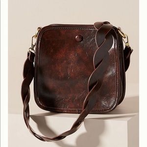 Anthropologie Bette Vegan Leather Crossbody Bag